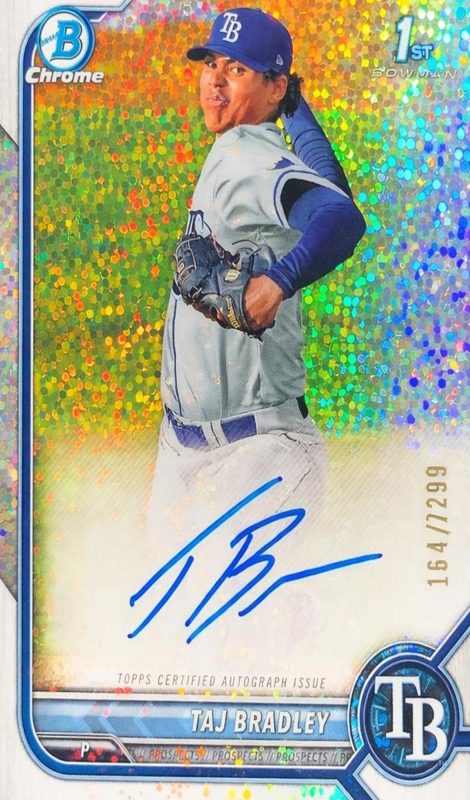 Taj Bradley, 2022 Bowman Chrome Prospects Baseball