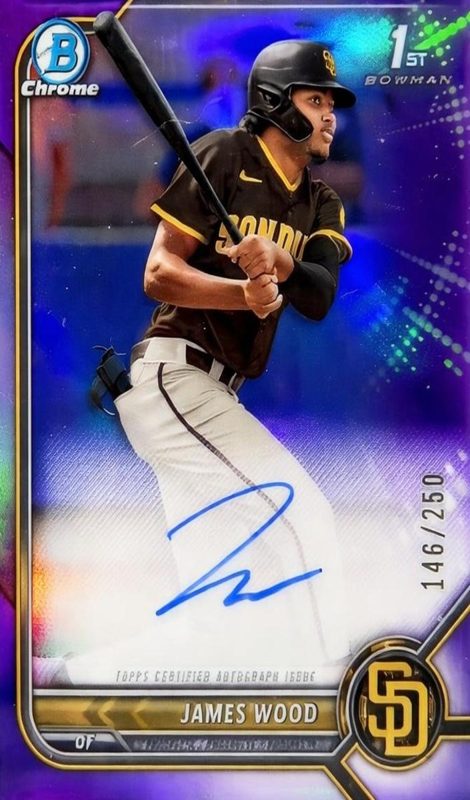 James Wood, 2022 Bowman Chrome Baseball