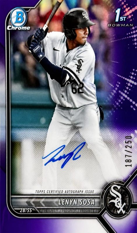 Lenyn Sosa, 2022 Bowman Chrome Prospects Baseball
