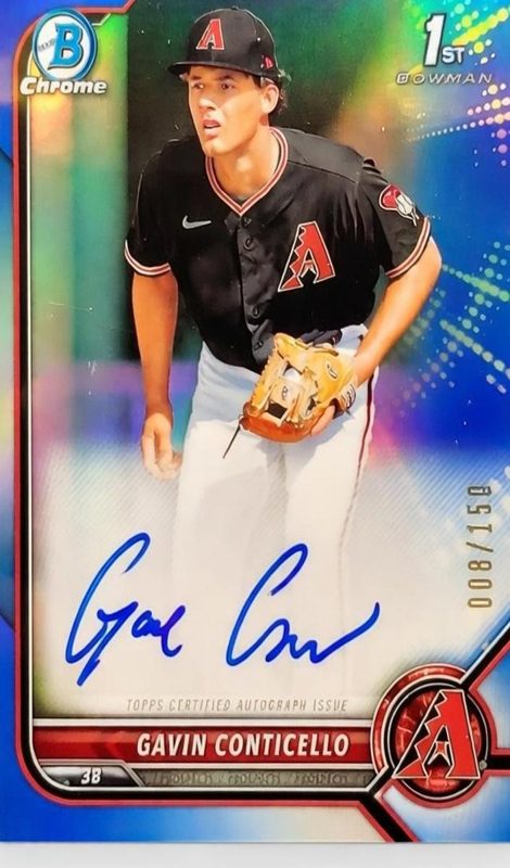 Gavin Conticello, 2022 Bowman Chrome Prospects Baseball