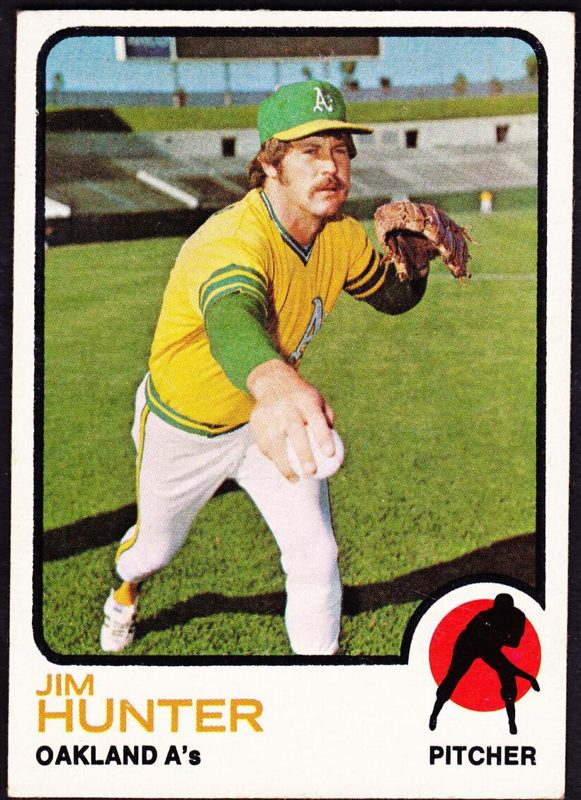 Jim Hunter, 1973 Topps Baseball