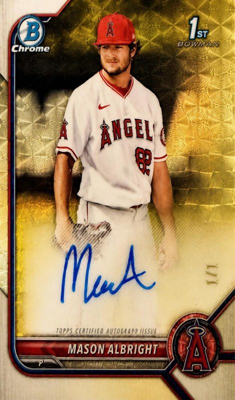 Mason Albright, 2022 Bowman Chrome Prospects Baseball