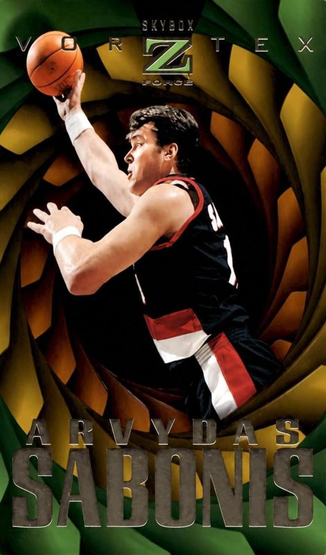 Arvydas Sabonis, 1996 Skybox Z-Force Basketball