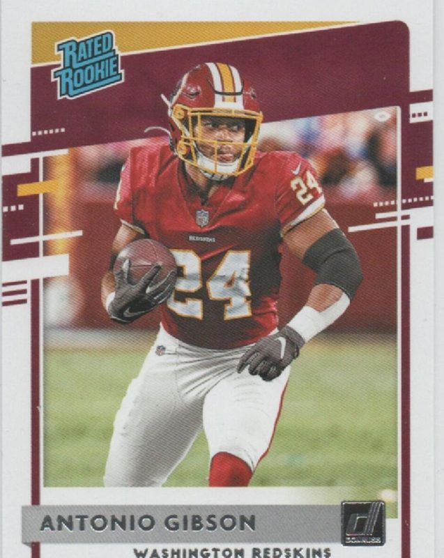 Antonio Gibson, 2020 Panini Donruss Football