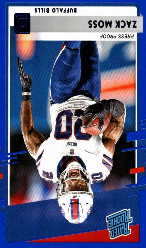 Zack Moss, 2020 Panini Donruss Football