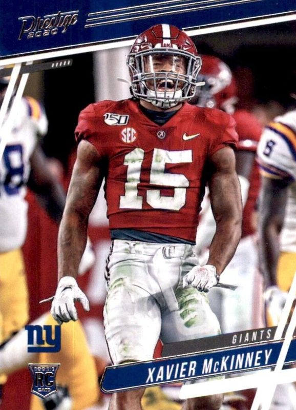 Xavier McKinney, 2020 Panini Prestige Football