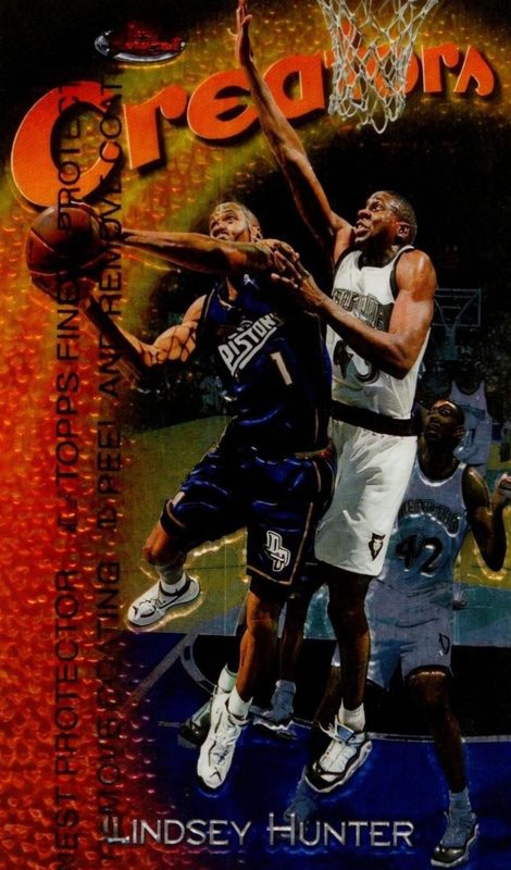 Lindsey Hunter, 1997 Topps Finest Basketball