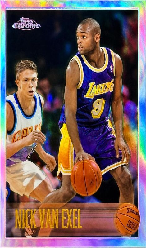 Nick Van Exel, 1996 Topps Chrome Basketball