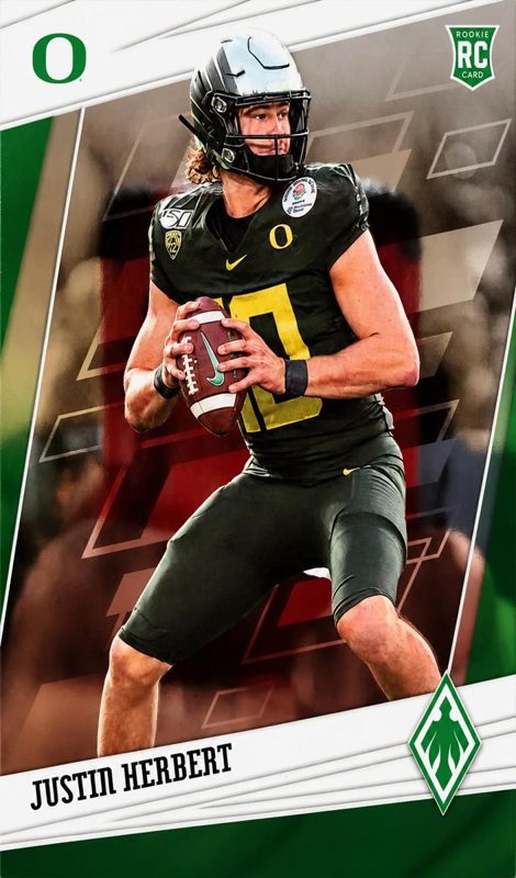 Justin Herbert, 2020 Panini Chronicles Draft Picks Football