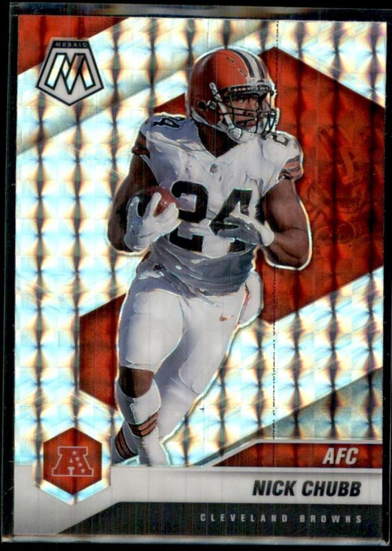 Nick Chubb, 2021 Panini Mosaic Football