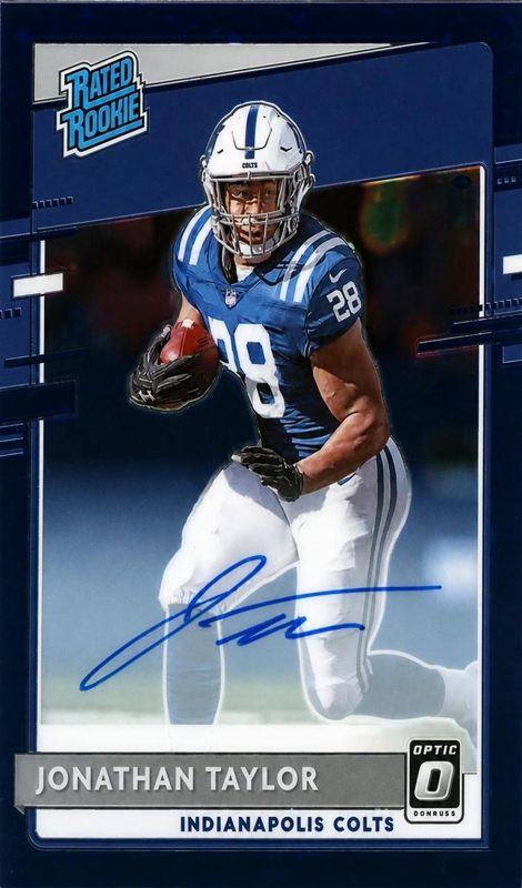 Jonathan Taylor, 2020 Donruss Optic Football