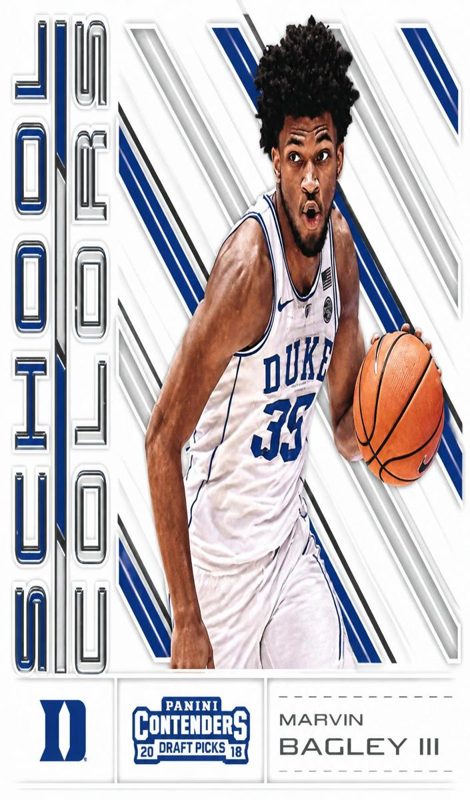 Marvin Bagley III, 2018 Panini Contenders Draft Picks Basketball
