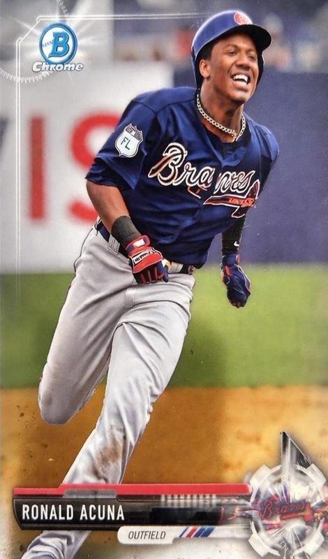 Ronald Acuna Jr., 2017 Bowman Draft Baseball