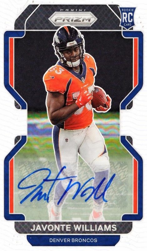 Javonte Williams, 2021 Panini Prizm Football