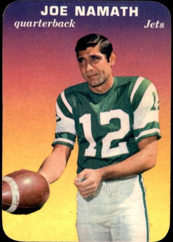 Joe Namath, 1970 Topps Super Glossy Football