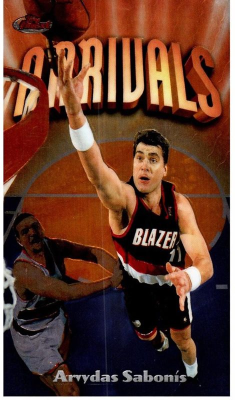 Arvydas Sabonis, 1997 Topps Finest Basketball