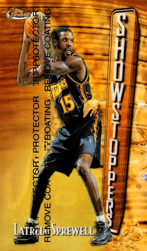 Latrell Sprewell, 1997 Topps Finest Basketball