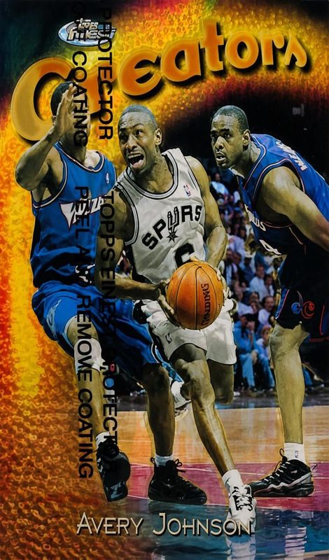 Avery Johnson, 1997 Topps Finest Basketball