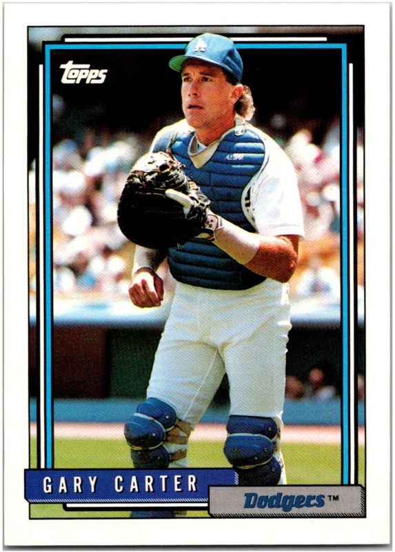 Gary Carter, 1992 Topps Baseball