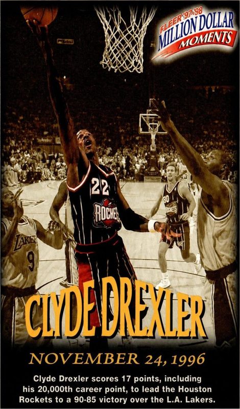 Clyde Drexler, 1997 Fleer Basketball