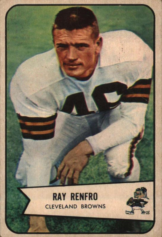 Ray Renfro, 1954 Bowman Football