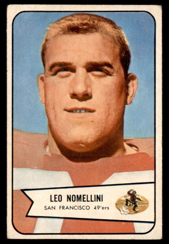 Leo Nomellini, 1954 Bowman Football