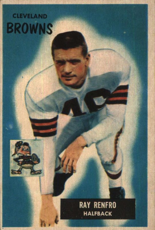 Ray Renfro, 1955 Bowman Football
