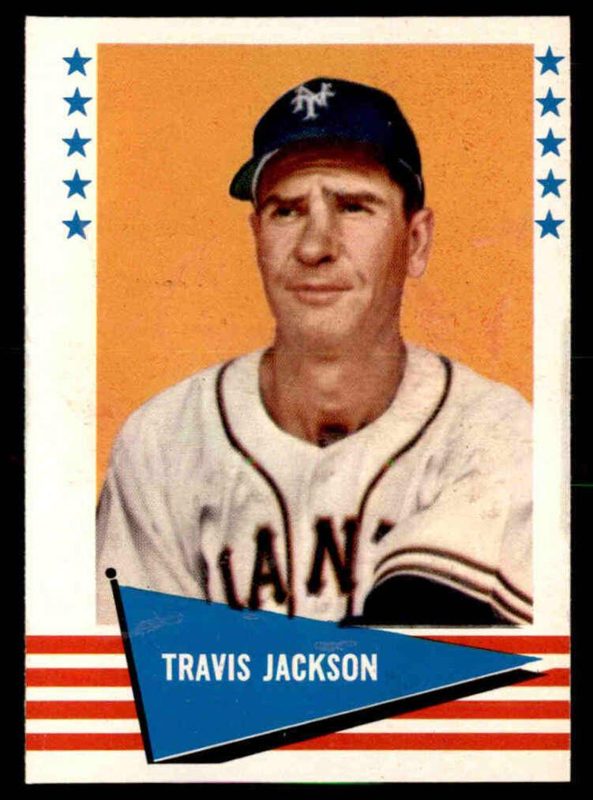 Travis Jackson, 1961 Fleer Baseball