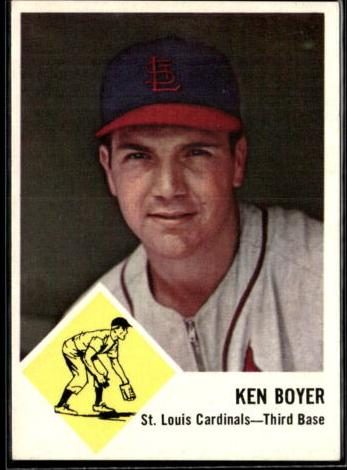 Ken Boyer, 1963 Fleer Baseball
