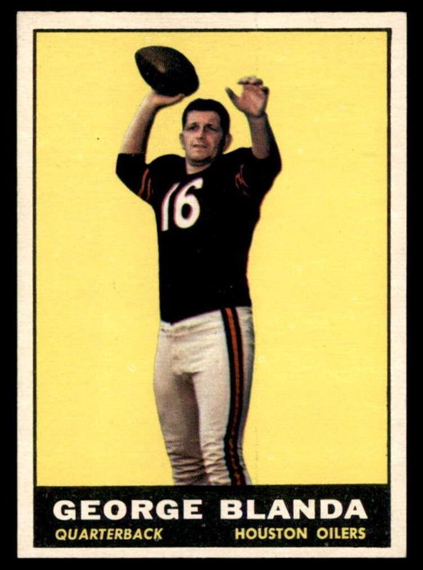 George Blanda, 1961 Topps Football