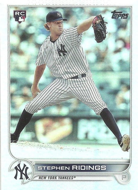 Stephen Ridings, 2022 Topps Baseball