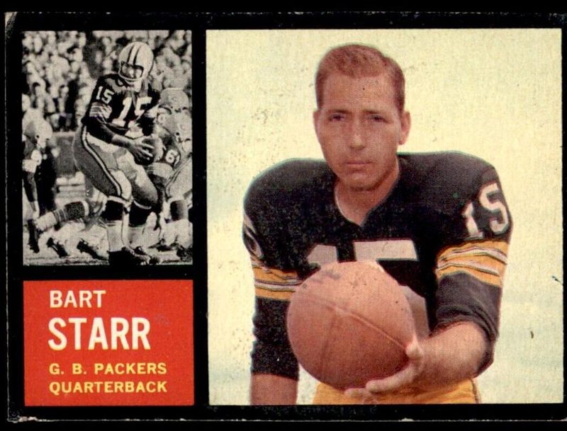 Bart Starr, 1962 Topps Football