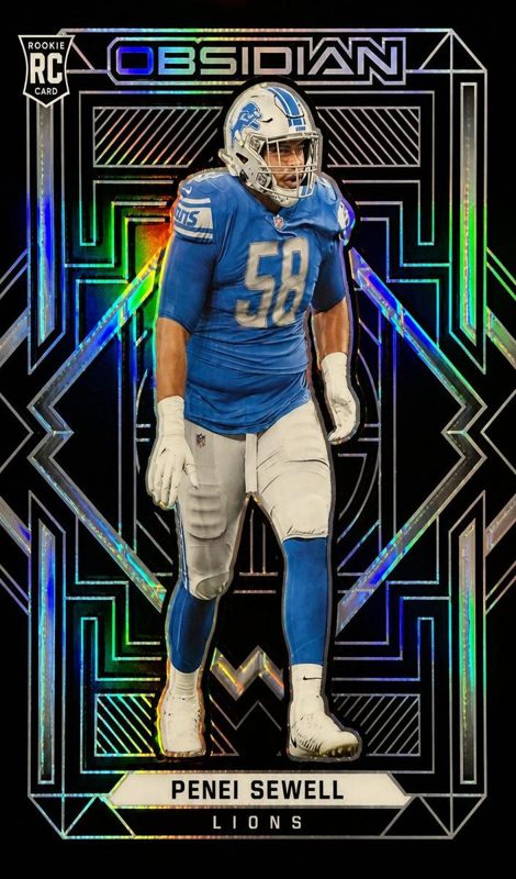 Penei Sewell, 2021 Panini Obsidian Football