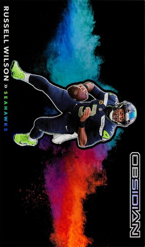 Russell Wilson, 2021 Panini Obsidian Football