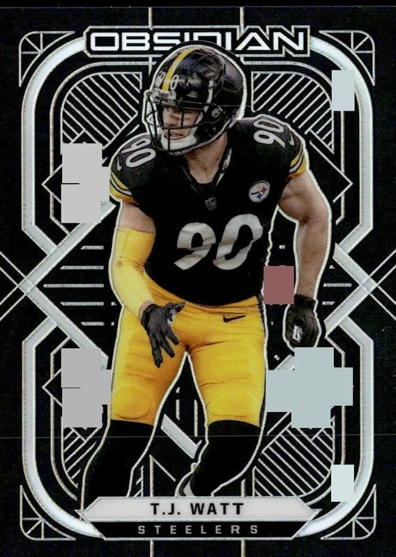 T.J. Watt, 2021 Panini Obsidian Football