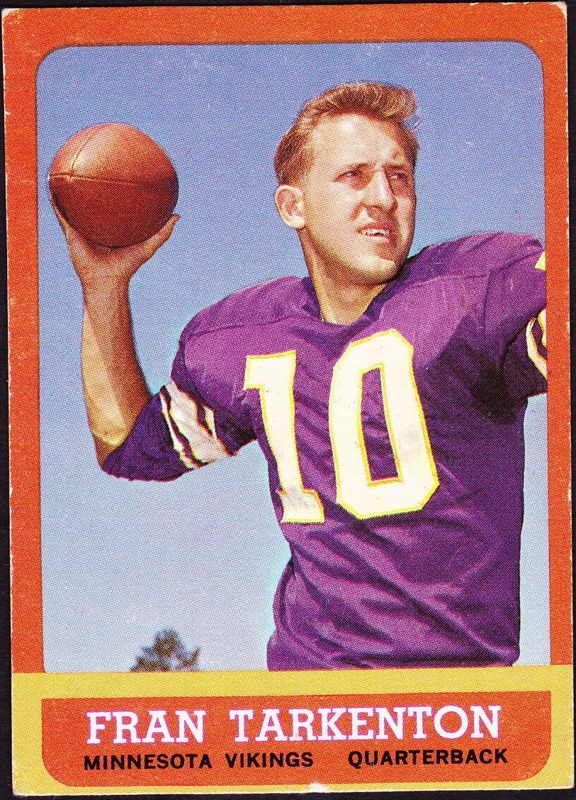 Fran Tarkenton, 1963 Topps Football