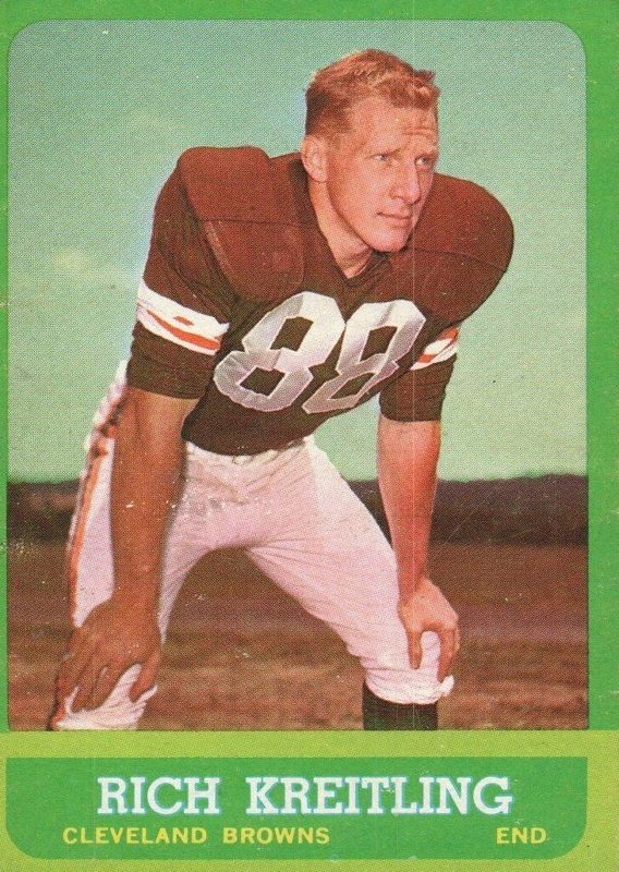 Rich Kreitling, 1963 Topps Football