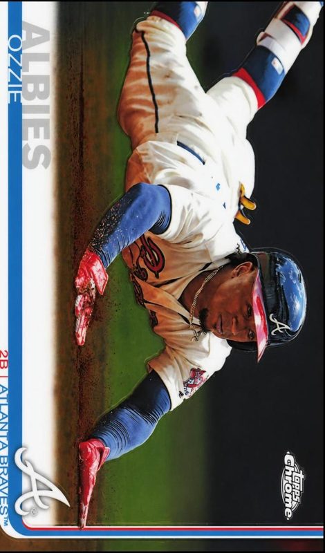 Ozzie Albies, 2019 Topps Chrome Baseball