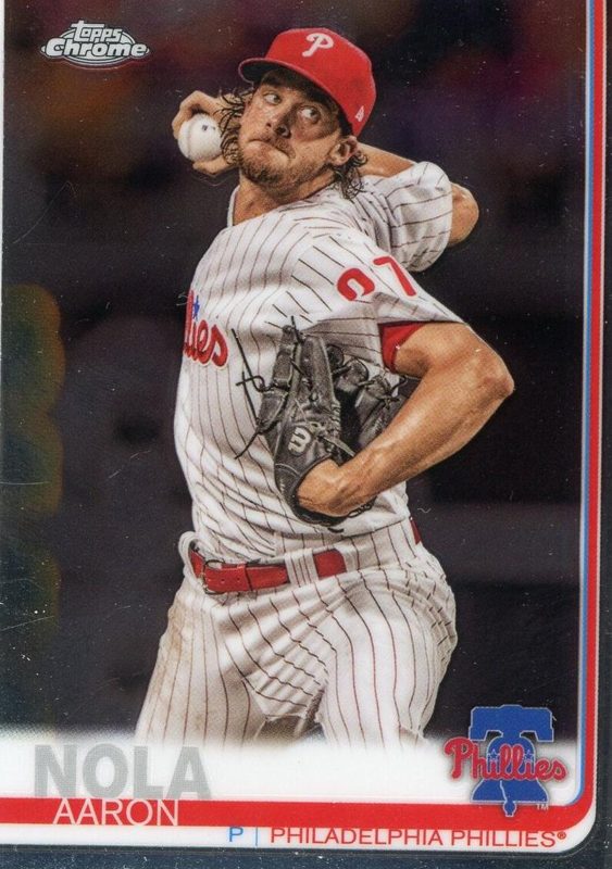 Aaron Nola, 2019 Topps Chrome Baseball