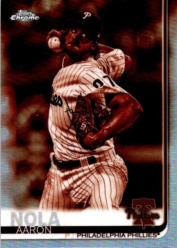 Aaron Nola, 2019 Topps Chrome Baseball
