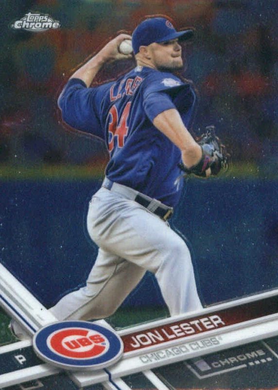 Jon Lester, 2017 Topps Chrome Baseball