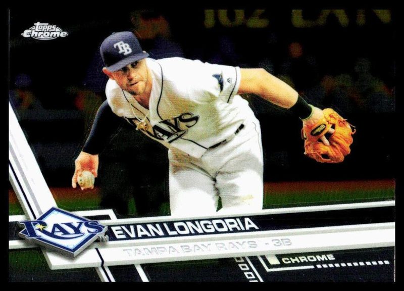 Evan Longoria, 2017 Topps Chrome Baseball