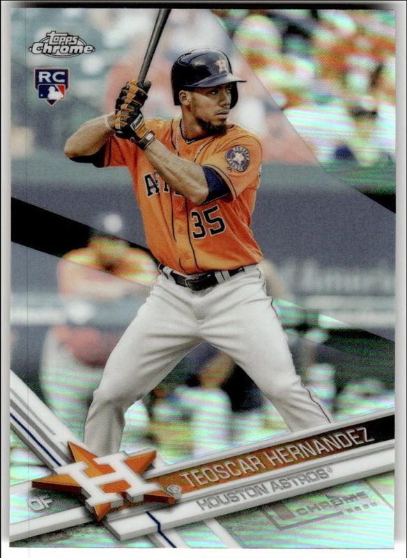 Teoscar Hernandez, 2017 Topps Chrome Baseball