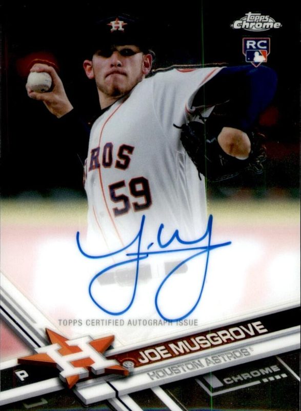 Joe Musgrove, 2017 Topps Chrome Baseball