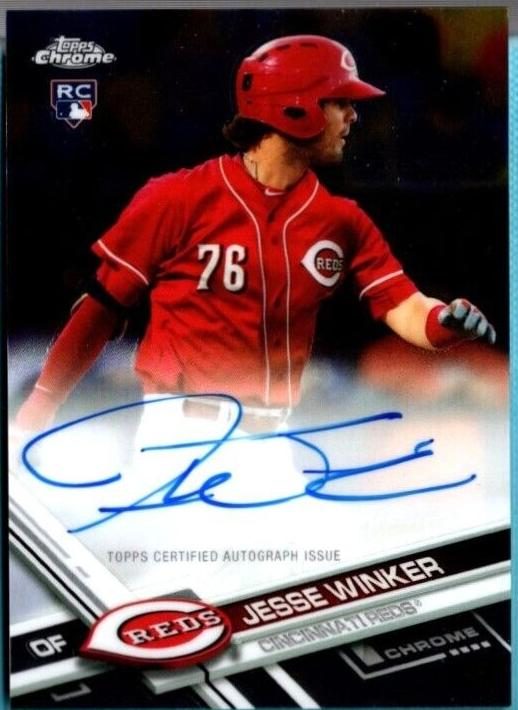 Jesse Winker, 2017 Topps Chrome Baseball
