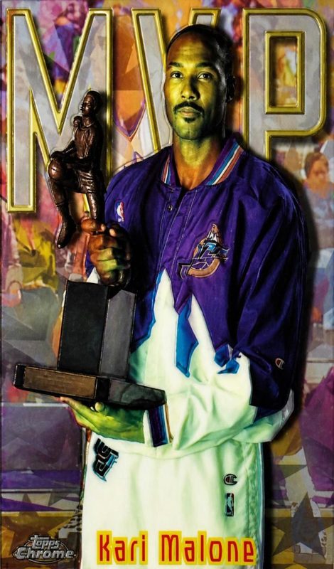 Karl Malone, 1997 Topps Chrome Basketball