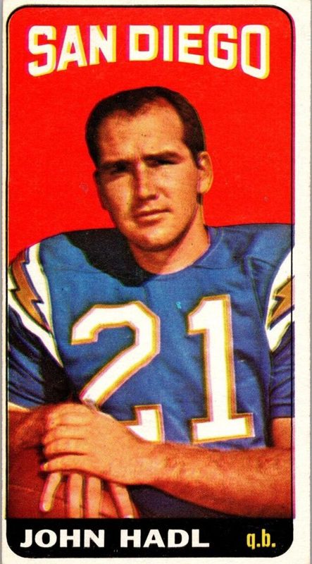 John Hadl, 1965 Topps Football