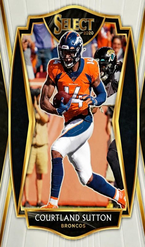 Courtland Sutton, 2020 Panini Select Football
