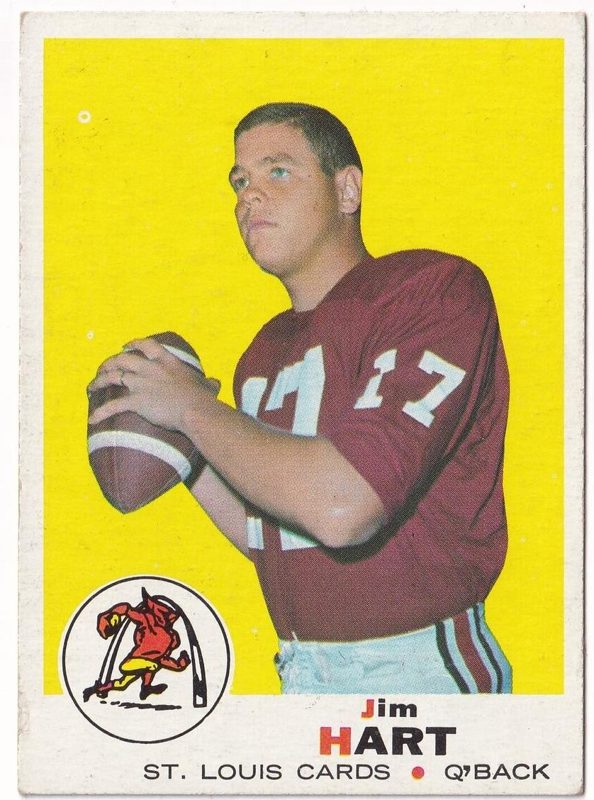 Jim Hart, 1969 Topps Football