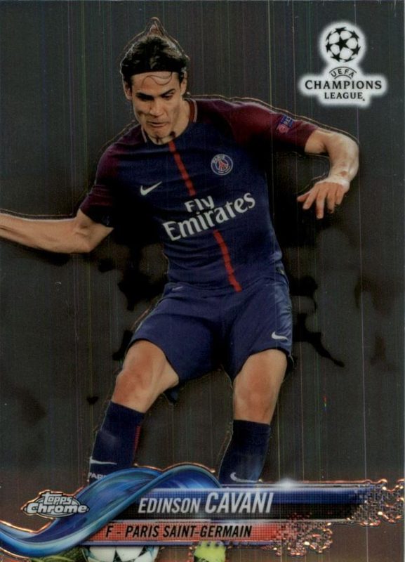 Edinson Cavani, 2017 Topps Chrome UEFA Champions League Soccer